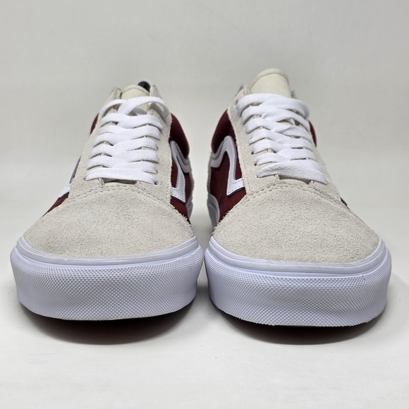 VANS Old Skool Canvas/Suede Fired Brick Skate Shoe Classic Men 9.5 Women 11 New - Picture 8 of 9